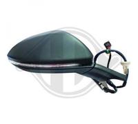 Specchio Esterno Destro Primer Con Lampeggiante per VW Golf VII Variante