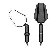Specchio finale Specchietti Moto Manubrio Universale Da 7/8 "per Specchietti Per ATV Specchietto Retrovisore Regolabile A 360 Gradi M10 M8 Specchietto Retrovisore Pieghevole Nero