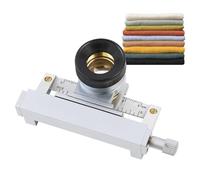 Specchio for analisi della densità del tessuto con tempi a doppia lente 10/20, specchi in tessuto for tessuti a doppia lente, metrico 0-5 cm, imperiale 0-2 pollici, for tessuti, abbigliamento
