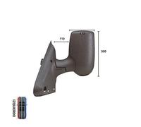 Specchio Ford sinistro elettrico termico convesso braccio corto
