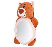 Specchio Giocattolo per Seggiolino Auto Modello Orso Cartone Animato, Morbido Specchio per Bambini in Peluche, Perfetto per L'intrattenimento del Bambino nel Seggiolino Auto, Materiale