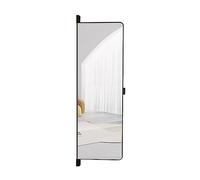 Specchio girevole a tutta lunghezza per armadio, specchio scorrevole nascosto, 100 x 30 cm, specchio interno invisibile per vestirsi a tutto il corpo per un'eleganza salvaspazio
