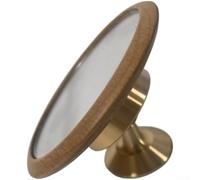 Specchio girevole con lente espresso, progettato per macchine da caffè, per fornire una visione chiara del flusso del caffè e del processo di estrazione (oro)