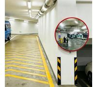 Specchio Grande Per La Sicurezza Stradale Esterna | Specchio Grandangolare Curvo Fish Eye Di Sicurezza Regolabile Per Il Garage 'ufficio Di Wall Street