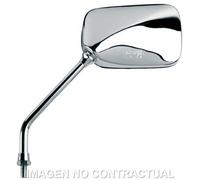 SPECCHIO HERT SINISTRO (SX) RETTANG.CROMATO MOTO