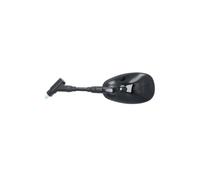 SPECCHIO HERT DX/SX NERO LUCIDO OVALE MOTO-SCOOTER M10X1,25