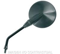 SPECCHIO SPECCHIETTO DESTRO SINISTRO DX SX NERO TONDO UNIVERSALE