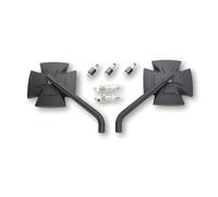 Specchio Highsider Iron Cross nero
