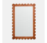 Specchio in legno di mango, 60 x 90 cm, FLEORA Beige TU