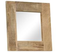 Specchio in Legno Massello di Mango 50x50 cm