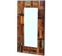 Specchio in legno massello di recupero 80x50 cm