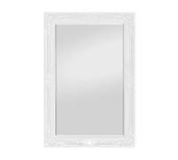 Manchester specchio da parete, cornice in legno massiccio, rettangolare, 90 x 60 cm