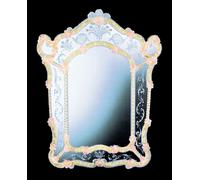 Orologio d'appoggio in ottone lucido stile barocco sopramobile nuovo H 43 cm