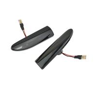 Specchio Indicatore 2 Pezzi LED Che Scorre Indicatore Laterale Luce Segnale Svolta Lampada Lampeggiante Luci Ripetitore Laterale Per JAGUAR Per X-TYPE 2002-2009 Luce Di Segnale Dinamica(Smoked)