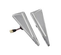 Specchio Indicatore 2PCS LED Lampeggiante Segnale Girata Indicatore Laterale Lampada Auto Luce Per MK4 Per Vel Per Satis Per Il Per Avantime Per Megane 2 Luce Di Segnale Dinamica(Dynamic Crystal)