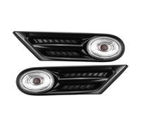 Specchio Indicatori Direzione Per BMW Per COOPER R56 R57 Coppia Indicatore Laterale Luce Auto Segnale Girata Lampeggiante Ripetitore Luci Faro Copertura 63137260202(Chiaro)