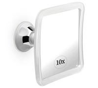 Specchio Ingranditore 10X per Trucco con Ventosa - Specchio per Ingrandimento Portatile per Truccarsi Senza Luce, Magnifying Makeup Mirror - 16cm x 16cm (Quadrato)