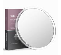 Specchio ingranditore 22.5 cm con 3 ventose forti Ingrandimento 10X Specchio