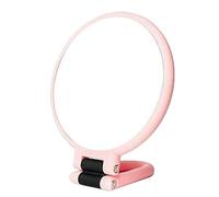 Specchio ingranditore 40x con manico, doppio lato ingrandimento 40X/1x, facile da trasportare, pieghevole per il trucco, bellezza di precisione (R)