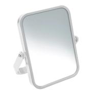 Gedy CO202202100 G-Elena ingranditore, Misure: 19X16,5X1,8 CM, Magnifying factor 5X, bagno realizzato in ABS, Finitura bianca, Specchio design R&S, 2 anni di garanzia, Unica