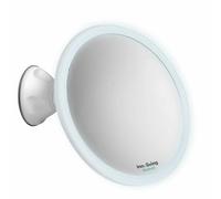 Specchio ingranditore 5x luminoso orientabile a ventosa extra forte - Innoliving