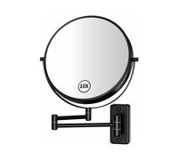 Specchio ingranditore da parete illuminato da 10 pollici, specchi per il trucco a LED con funzione di spegnimento