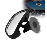 Specchio interno auto, universale con ventosa, specchio aggiuntivo, specchio per insegnanti di guida, specchietto retrovisore senza vibrazioni, forte assorbimento, può essere utilizzato per monitorare