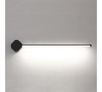 Specchio Interno Nero Sconcetto da Parete Frontale Sconce Moderno Camera da Letto a LED Moderna Luce Luminosa Bianca da Bagno lineare a Maglia da Bagno per toeletta da Soggiorno