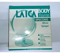 SPECCHIO LAICA BODY FORM GIREVOLE TRUCCO PERFETTO PROFESSIONALE TRIPLO INGRAND