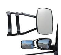 Specchio laterale del rimorchio, estendibili per specchio per il traino - Clip per sullo specchio dello specchio | per traino per la vista ad angolo grande resistente alle vibrazioni
