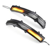 Specchio Laterale Luce Indicatore Di Direzione Dinamico Sequenziale A Specchio Compatibile Con Per Passat B7 2012-2015 Per FOX 2010-2021 OEM 5C6949102(Black)