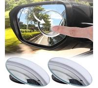 Specchio Laterale Punto Cieco, 2 Pezzi, HD, Tondo Senza Cornice, Convesso, Ruotabile Di 360 Gradi, Obiettivo Grandangolare, Per Punto Cieco, General Motors