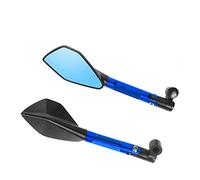 Specchio Laterale Specchietto Retrovisore Moto Specchietto Retrovisore Manubrio Scooter Elettrico Vista Posteriore Regolabile Specchietti Manubrio(Short Red)