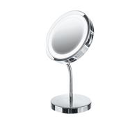 SPECCHIO LED ADLER AD 2159 illuminazione, montaggio libero, cornice cromata