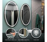 Specchio LED PANAMA | 3 colori di copertina | Interruttore