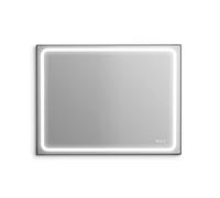 Specchio Led per Bagno Mia Dimmerabile 100x80 cm nero Nero