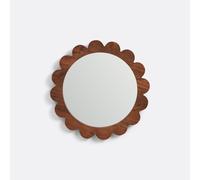 Specchio, legno di mango, diametro 39,5 cm, FLEORA Beige TU