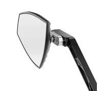 Highsider Wave, specchietti retrovisori male Nero/Argento
