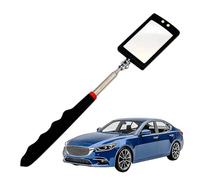 Specchio meccanico telescopico, strumento di ispezione illuminato per auto con testa girevole | Specchio di controllo estensibile | Per autovetture, camion, camper, minivan, pickup