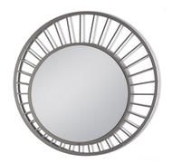 specchio moderno da parete ray Fango in Ferro, vetro per lo specchio 90cm ( 60cm specchio)