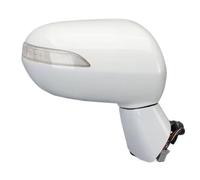 Specchio Montaggio Specchietto Retrovisore Laterale Per FIT JAZZ 2005-2008 CITY 2007 5 PIN Regolazione Elettrica Indicatori Direzione A LED Specchio Laterale(White right)