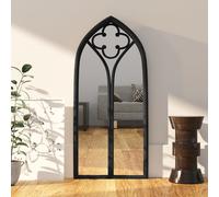 Specchio Nero 70x30 cm Ferro per Uso Interno