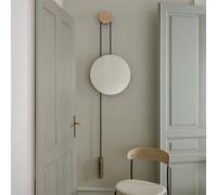 Specchio New Works Rise and Shine, ottone, Ø 45 cm, vetro New Works