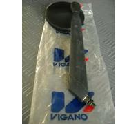 SPECCHIO OMOLOGATO "VIGANO' RICOPERTO IN PLASTICA NERO VESPA VINTAGE VARI MODEL.