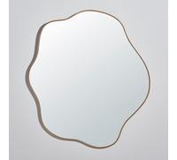 Specchio organico dorato 106x120 cm