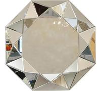 Specchio ottagonale 3D, elegante decorazione da parete per migliorare l'estetica della camera da letto, del bagno, del soggiorno e della sala da pranzo