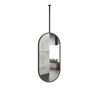 Specchio ovale da soffitto, specchio decorativo minimalista per trucco da parete, migliora l'arredamento della casa con un design elegante