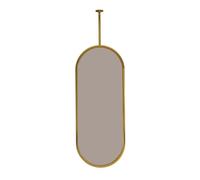 Specchio Ovale Da Soffitto, Specchio Decorativo Semplice For Il Trucco Da Parete, Adatto For La Parete Del Bagno O Del Soggiorno.(Gold,60x120cm)