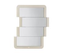 specchio particolare pixel Avorio in Ferro, vetro per lo specchio 63x82hcm