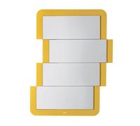 specchio particolare pixel Ocra in Ferro, vetro per lo specchio 63x82hcm